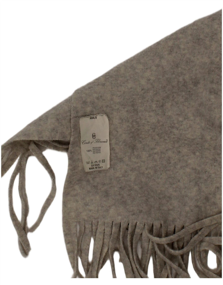 Conte of Florence Bufanda rectangular de forro polar para hombre, talla única, poliéster gris