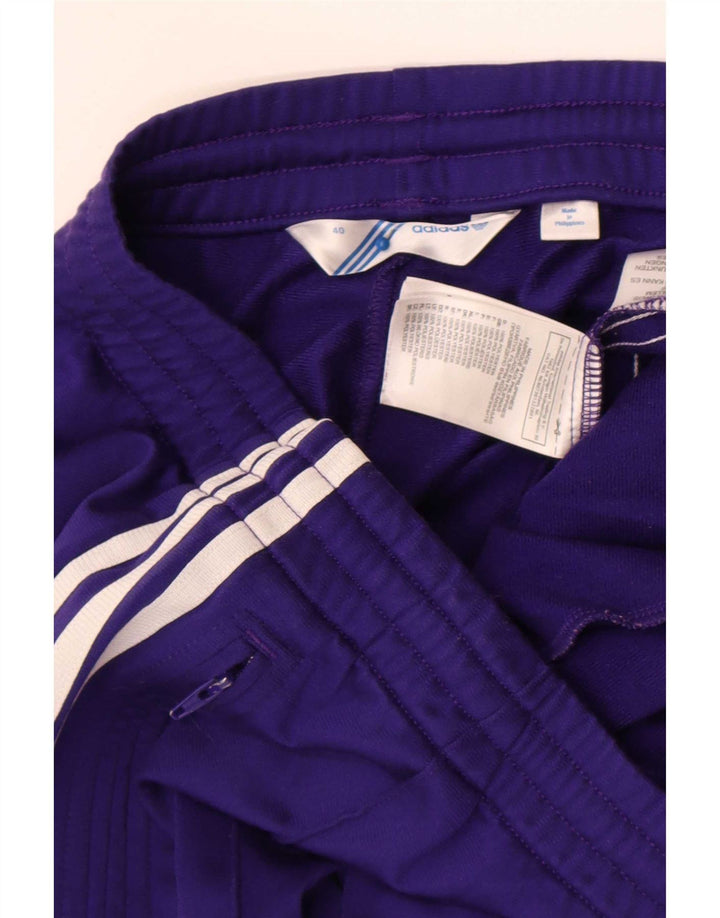 Adidas Pantalones de chándal para mujer EU 40 Medio Púrpura Poliéster