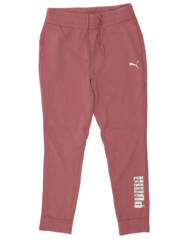 Puma Mujer Gráfico Chándal Pantalones Joggers UK 6 XS Rosa