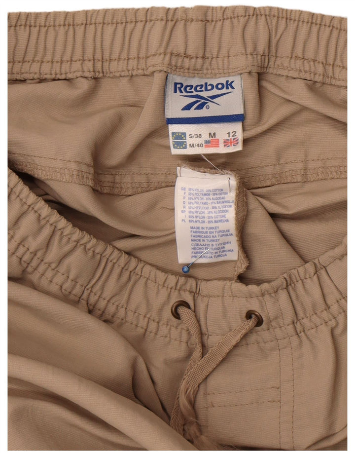 Reebok Pantalones de chándal para mujer UK 42 Medium Beige Nylon