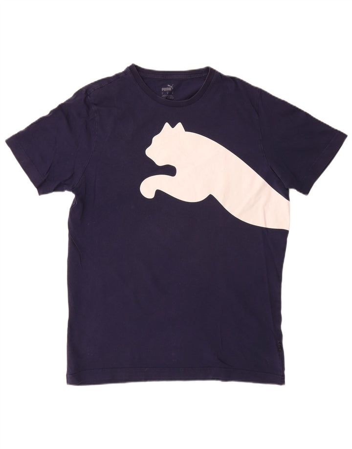 Puma Camiseta Gráfica Para Hombre Top Medium Azul Marino