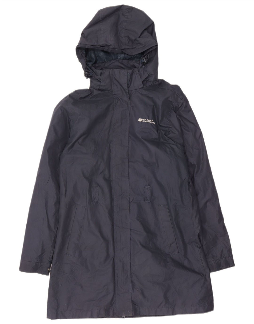Chubasquero con capucha para mujer Mountain Warehouse UK 40 Mediano Azul marino Poliéster
