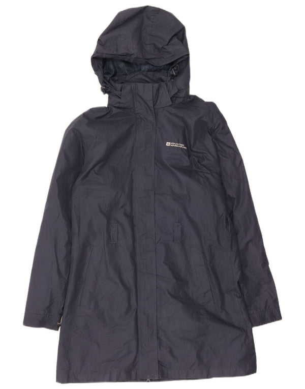 Chubasquero con capucha para mujer Mountain Warehouse UK 40 Mediano Azul marino Poliéster