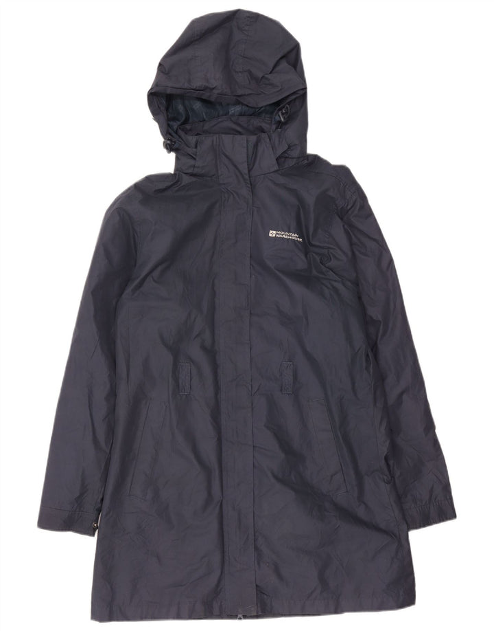 Chubasquero con capucha para mujer Mountain Warehouse UK 40 Mediano Azul marino Poliéster