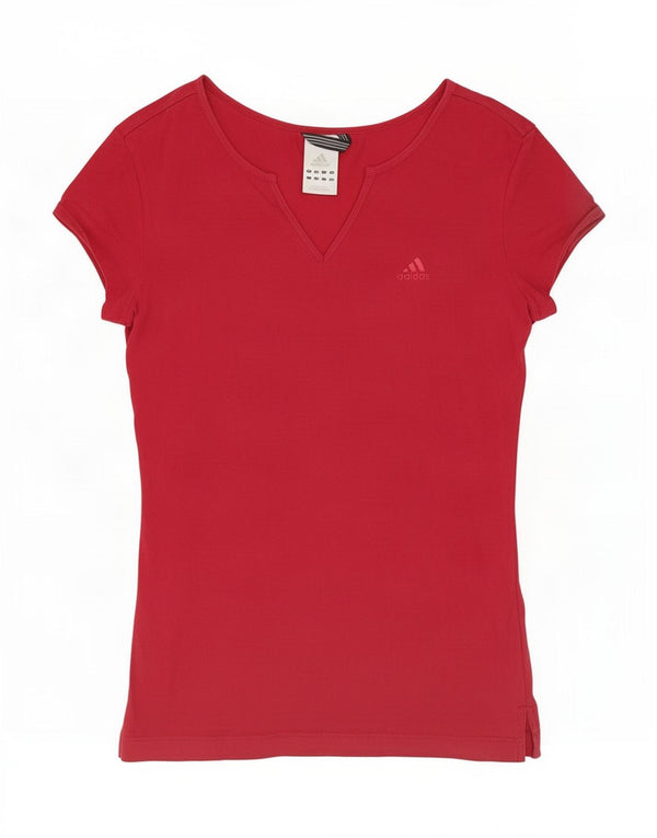 Adidas Camiseta para mujer Top UK 12 Medium Pink Cotton