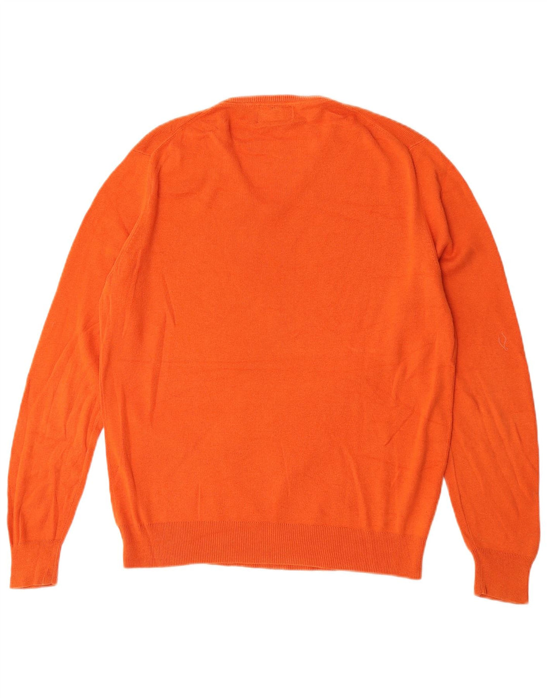 Massimo Dutti Jersey con Cuello en V para Hombre Large Naranja