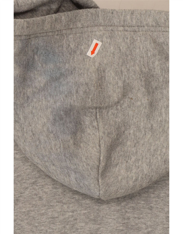 CHAMPION Jersey con capucha gráfico para hombre XL Algodón moteado gris