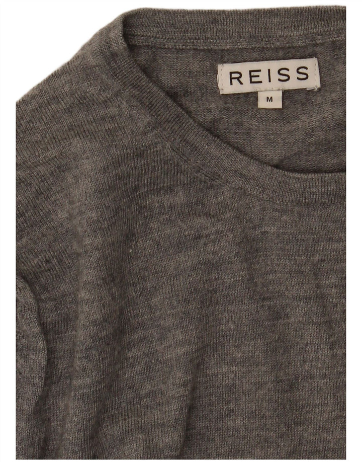 Jersey De Cuello Redondo Reiss Hombre Gris Medio Moteado