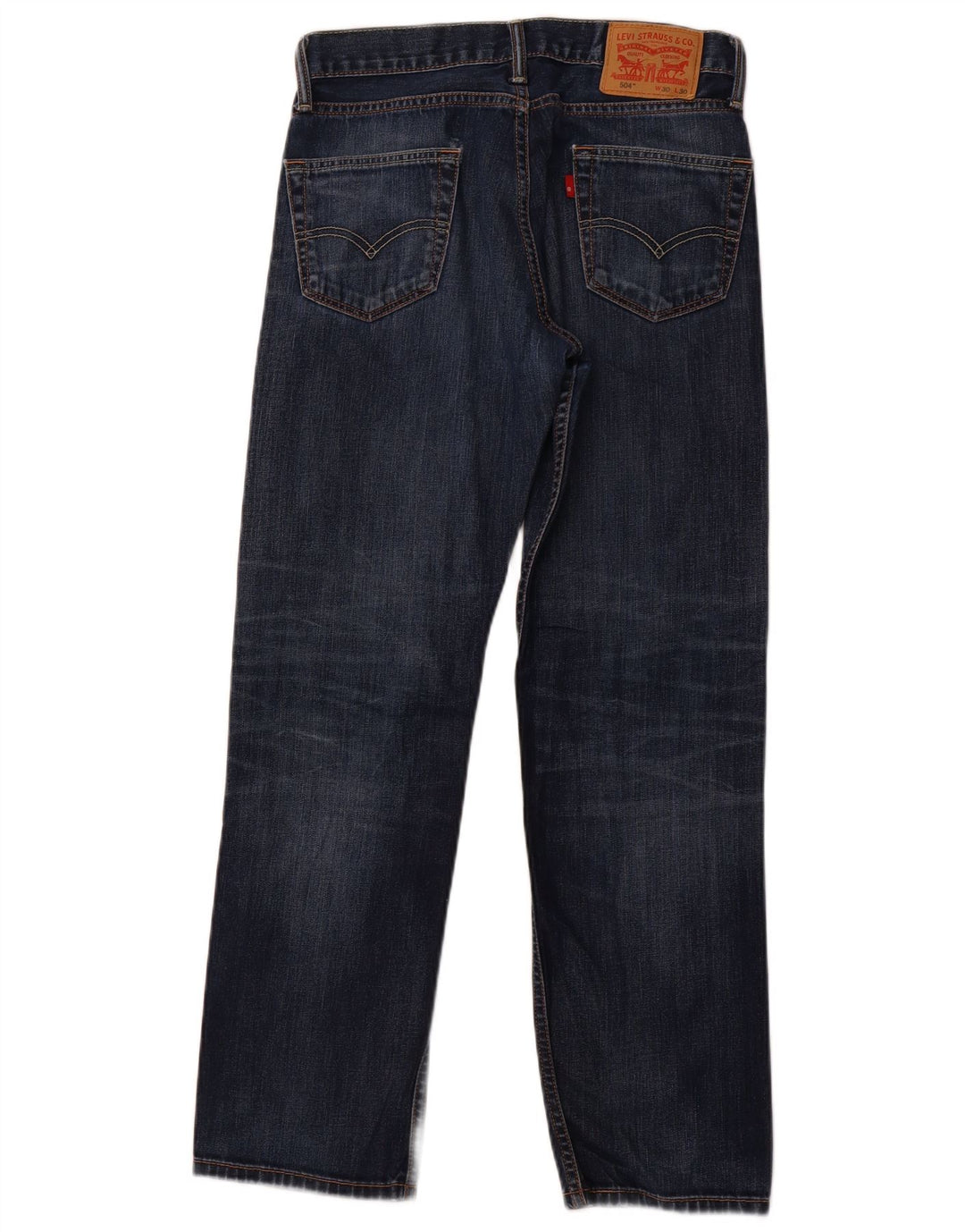 LEVI'S Jeans rectos 504 para hombre W30 L30 Algodón azul