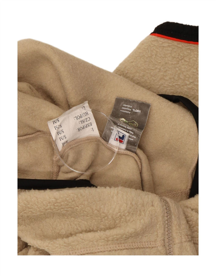 Fila Chaqueta polar para hombre UK 36 Small Beige Poliéster