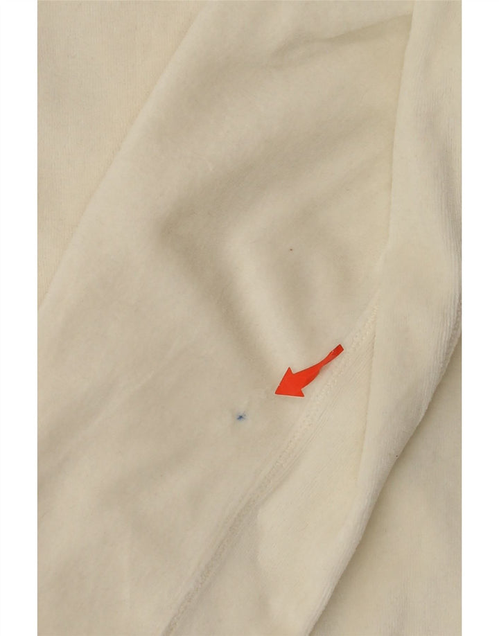 CHAMPION Chaqueta de chándal corta para mujer UK 10 Small Off White