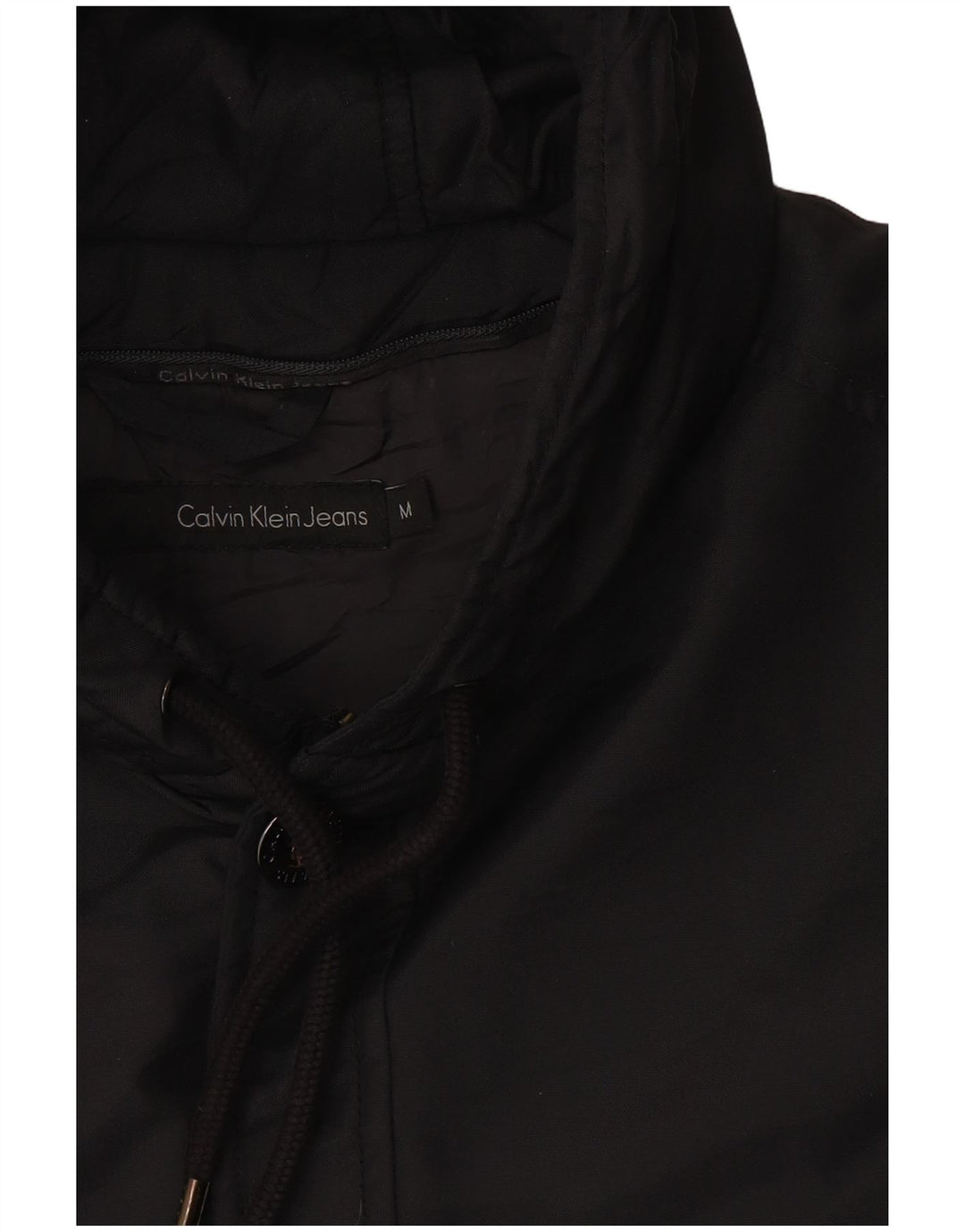 Calvin Klein Chaqueta acolchada con capucha para hombre Reino Unido 38 Mediano Negro