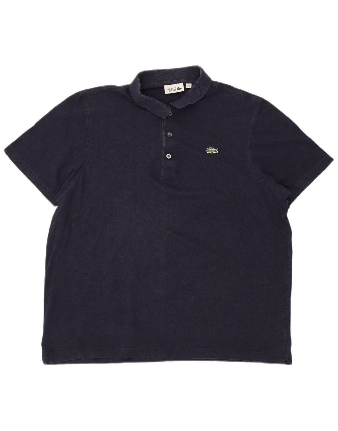 Polo Lacoste para hombre talla 8 3XL algodón azul marino
