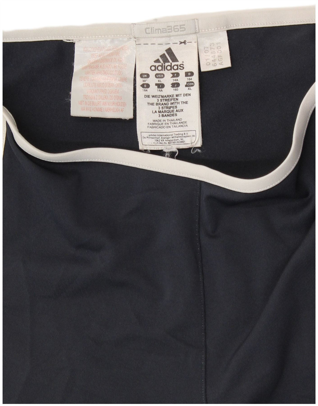 Pantalón Chándal ADIDAS Chico Clima 365 13-14 Años Azul Marino Poliéster