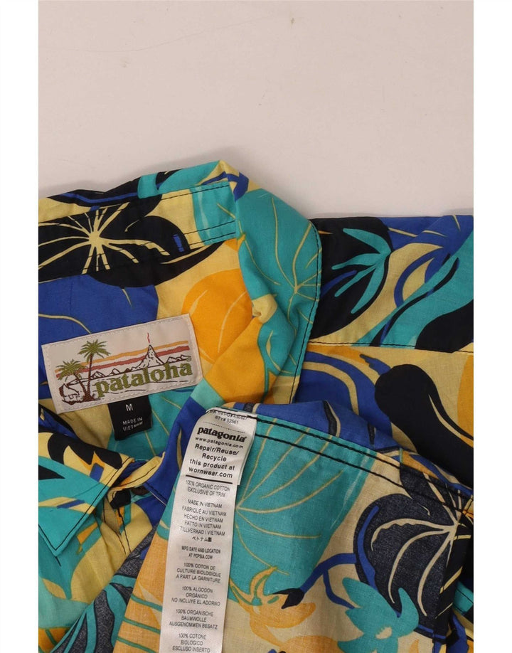 Camisa hawaiana de manga corta Patagonia para hombre, talla mediana, multicolor floral