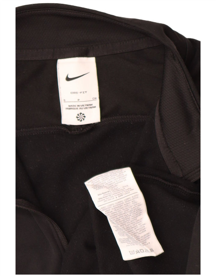 Nike Dri Fit - Chándal con cremallera y cuello para hombre, talla pequeña, color negro