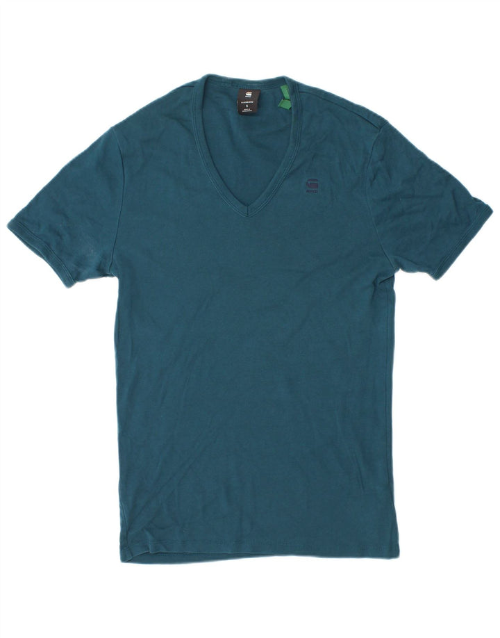 G-Star Hombre Camiseta Top Small Azul Algodón