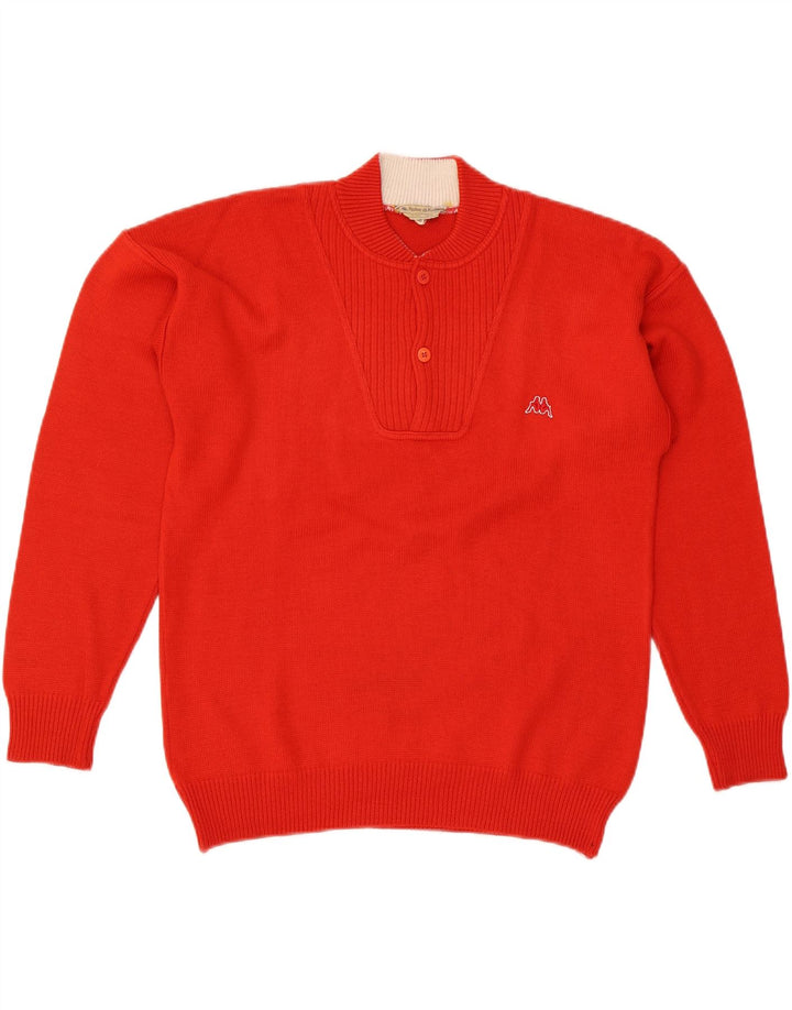 Kappa Jersey De Cuello Redondo Para Hombre IT 48 Medium Red Wool