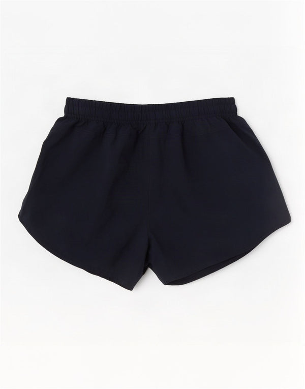 Nike Pantalones cortos deportivos Dri Fit para mujer UK 6 XS Azul marino Poliéster