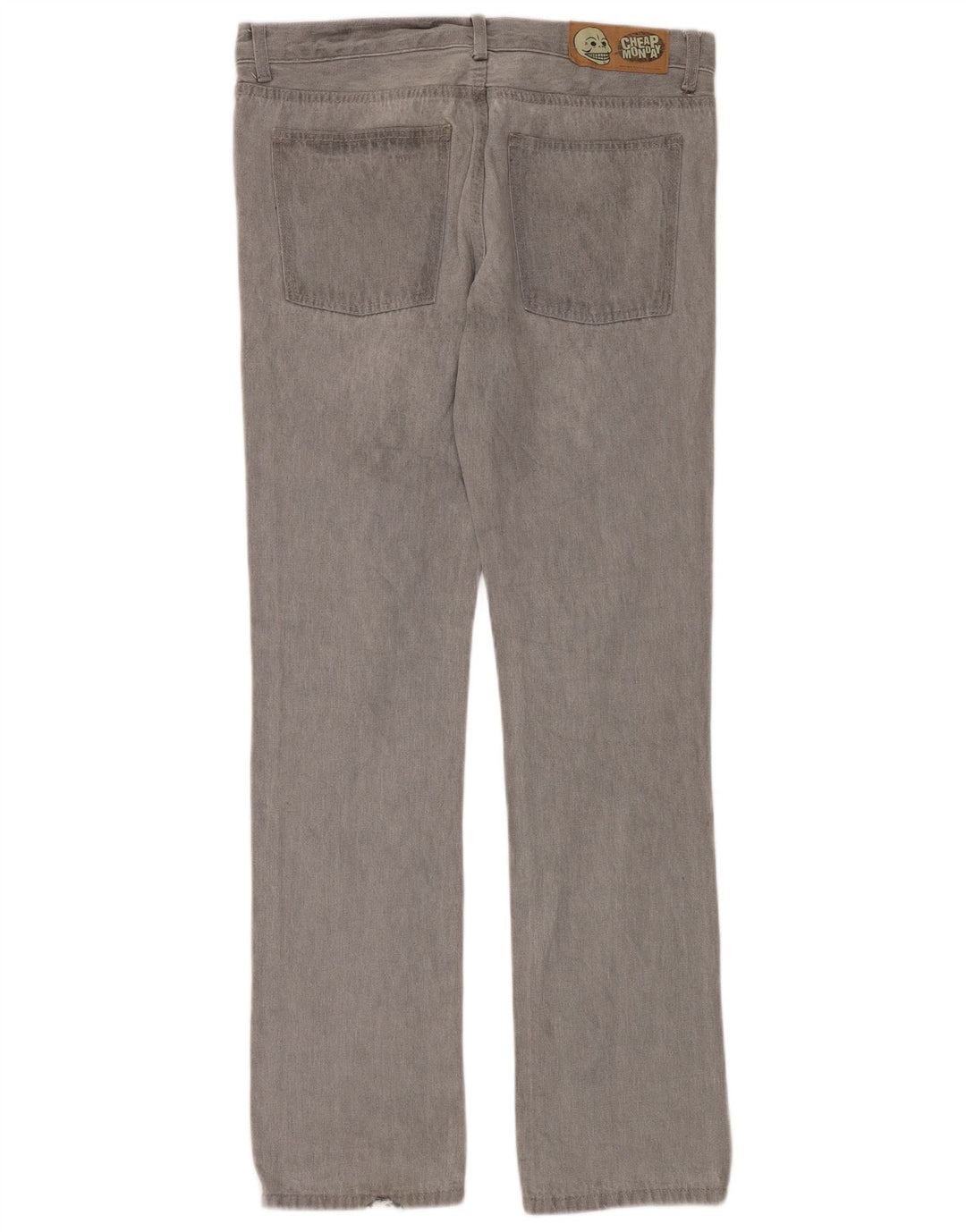 Vaqueros rectos para hombre de Cheap Monday W33 L34 Algodón gris