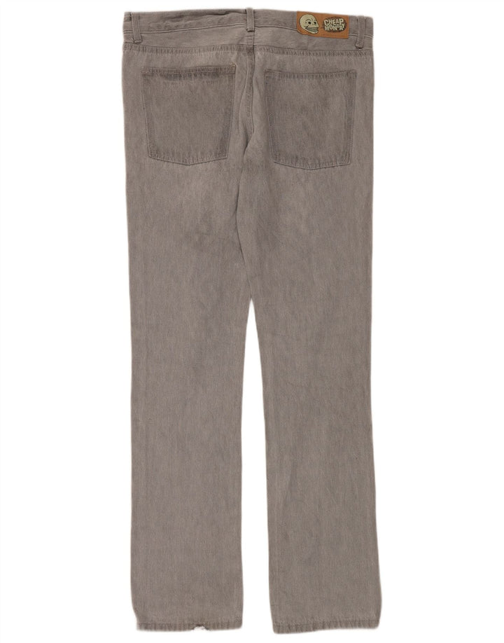 Vaqueros rectos para hombre de Cheap Monday W33 L34 Algodón gris