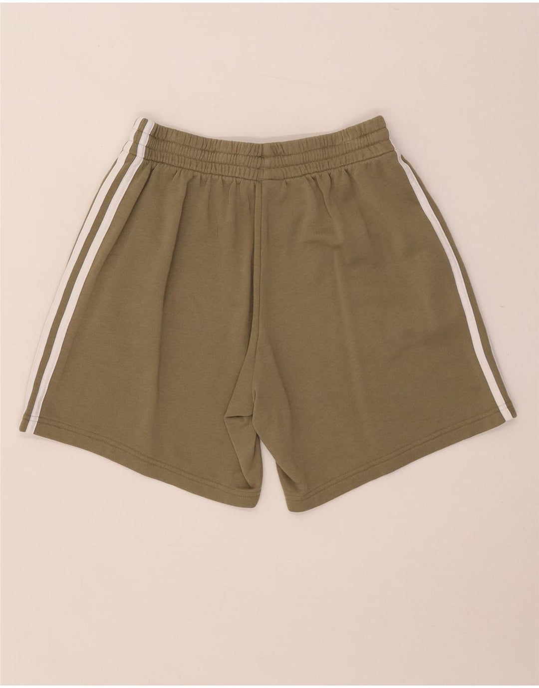 Pantalones Cortos Deportivos Adidas Hombre Algodón Caqui Medio