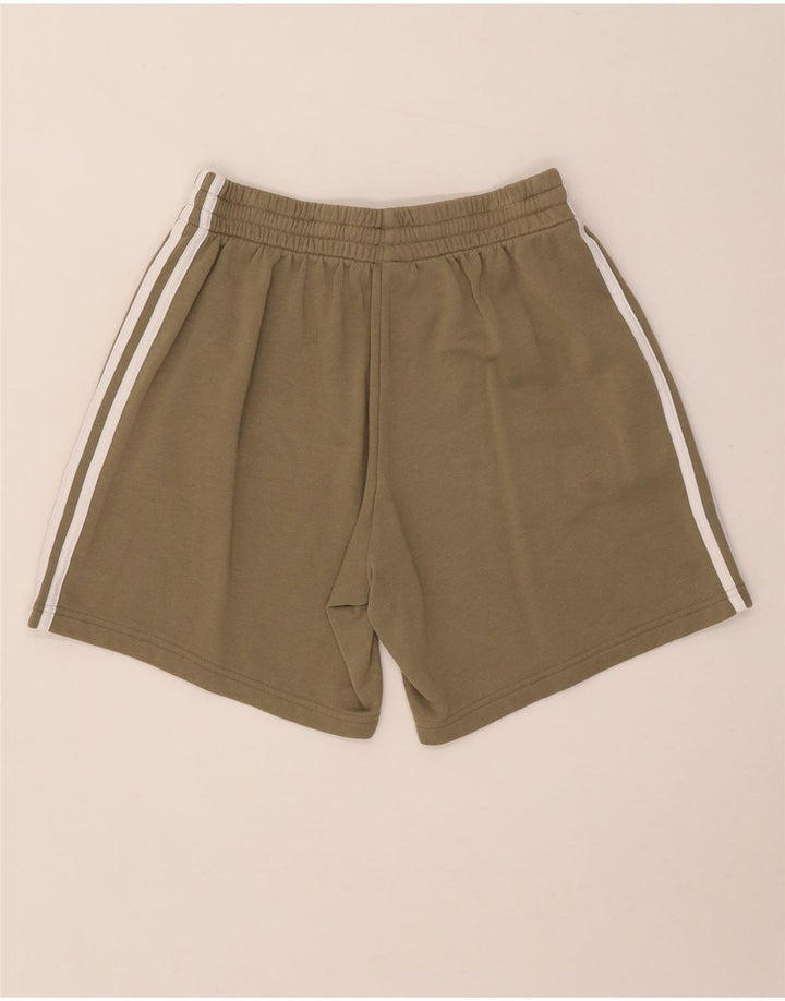 Pantalones Cortos Deportivos Adidas Hombre Algodón Caqui Medio