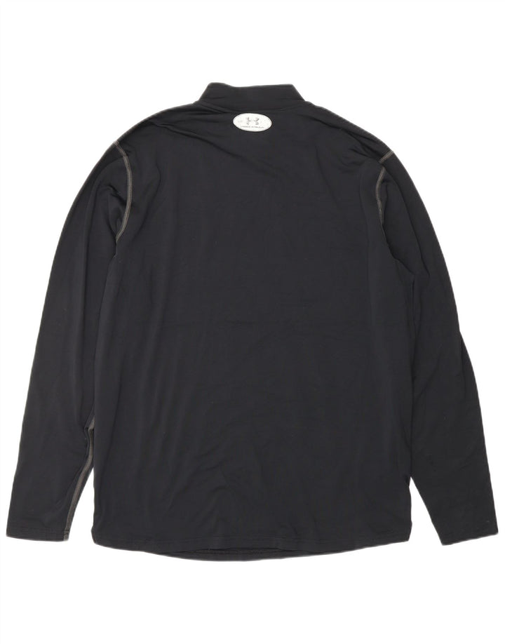 UNDER ARMOUR Camiseta Cold Gear para hombre de manga larga poliéster negro grande