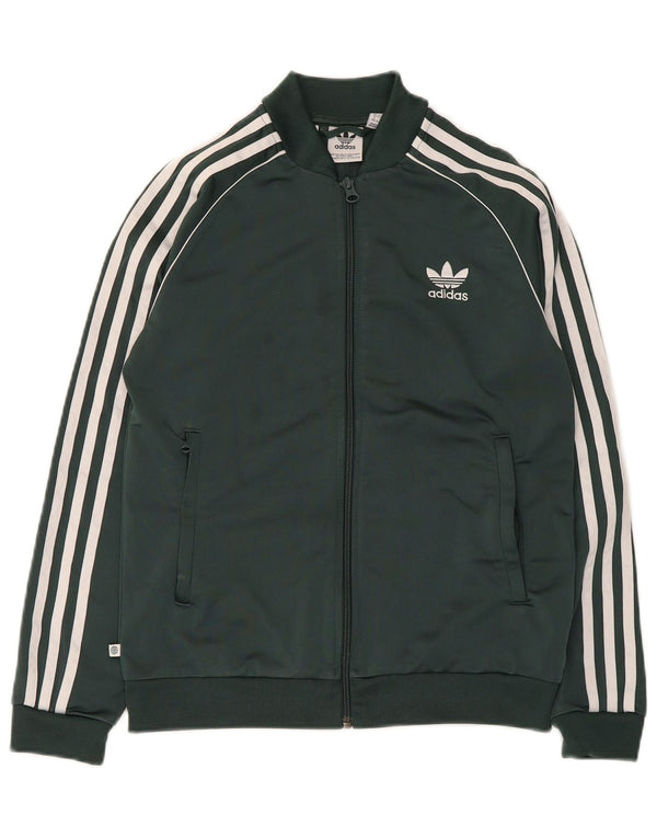 Adidas Chaqueta Chándal Niño 11-12 Años Verde Poliéster