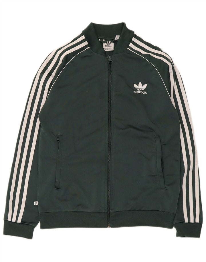 Adidas Chaqueta Chándal Niño 11-12 Años Verde Poliéster