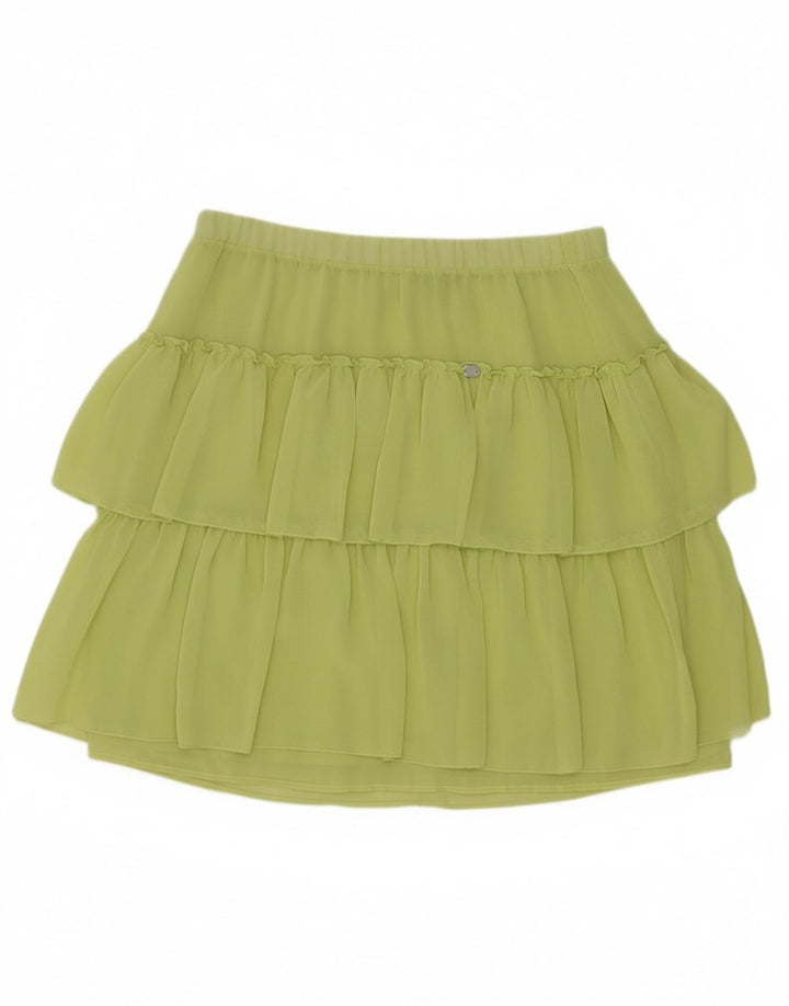 Falda escalonada para mujer Denny Rose IT 42 Medium W28 Verde