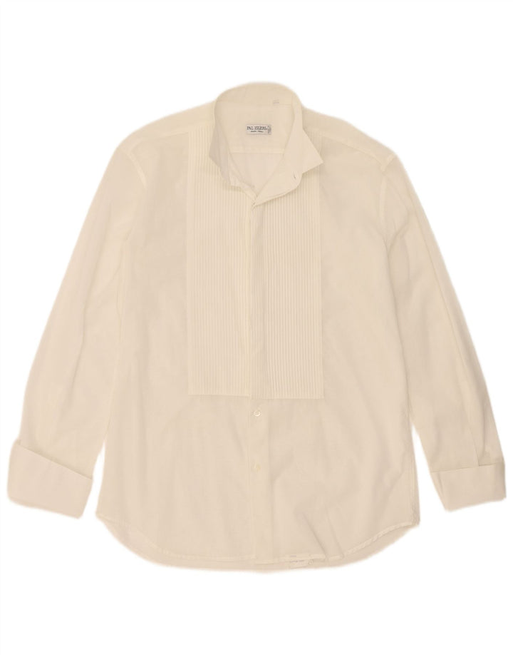 Pal Zileri Camisa formal para hombre Talla 41 16 Grande Blanco