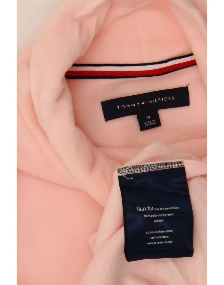 Tommy Hilfiger Jersey de forro polar para mujer UK 14 Poliéster rosa medio