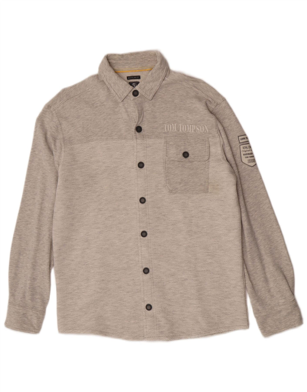 Camisa Tom Tompson Hombre Gris Medio