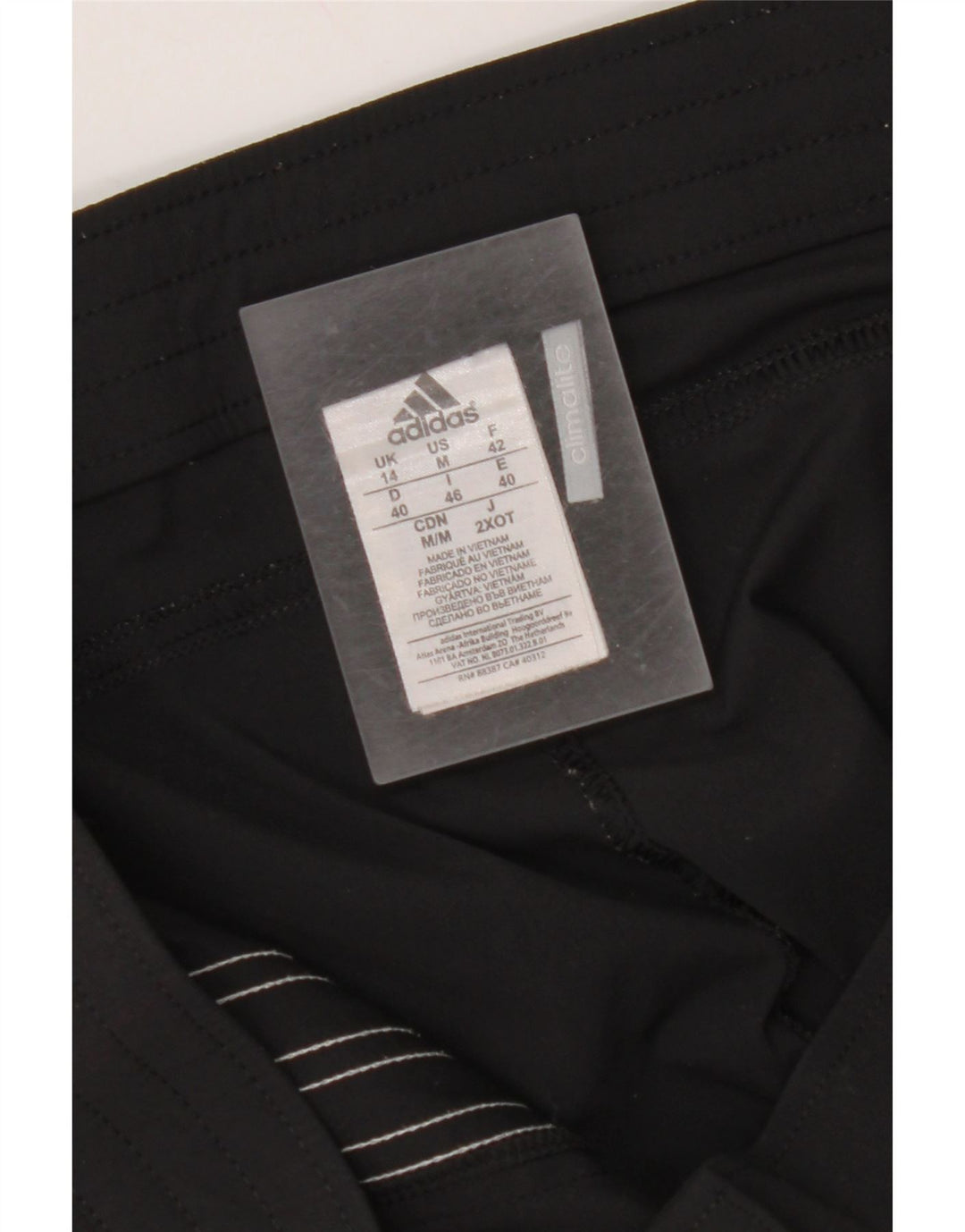 ADIDAS Pantalones cortos deportivos Climalite Bermuda para mujer UK 14 Mediano Negro Poliamida