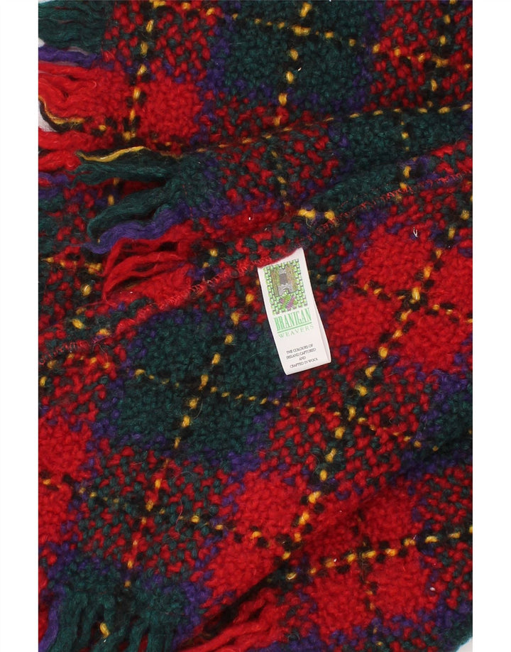 Branigan - Poncho de punto para mujer, talla única, L31, cuadros multicolor