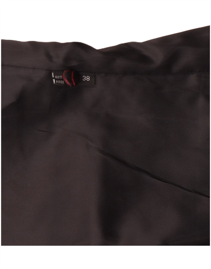 Chaleco vintage para mujer EU 38 Medio Negro Paisley Poliéster