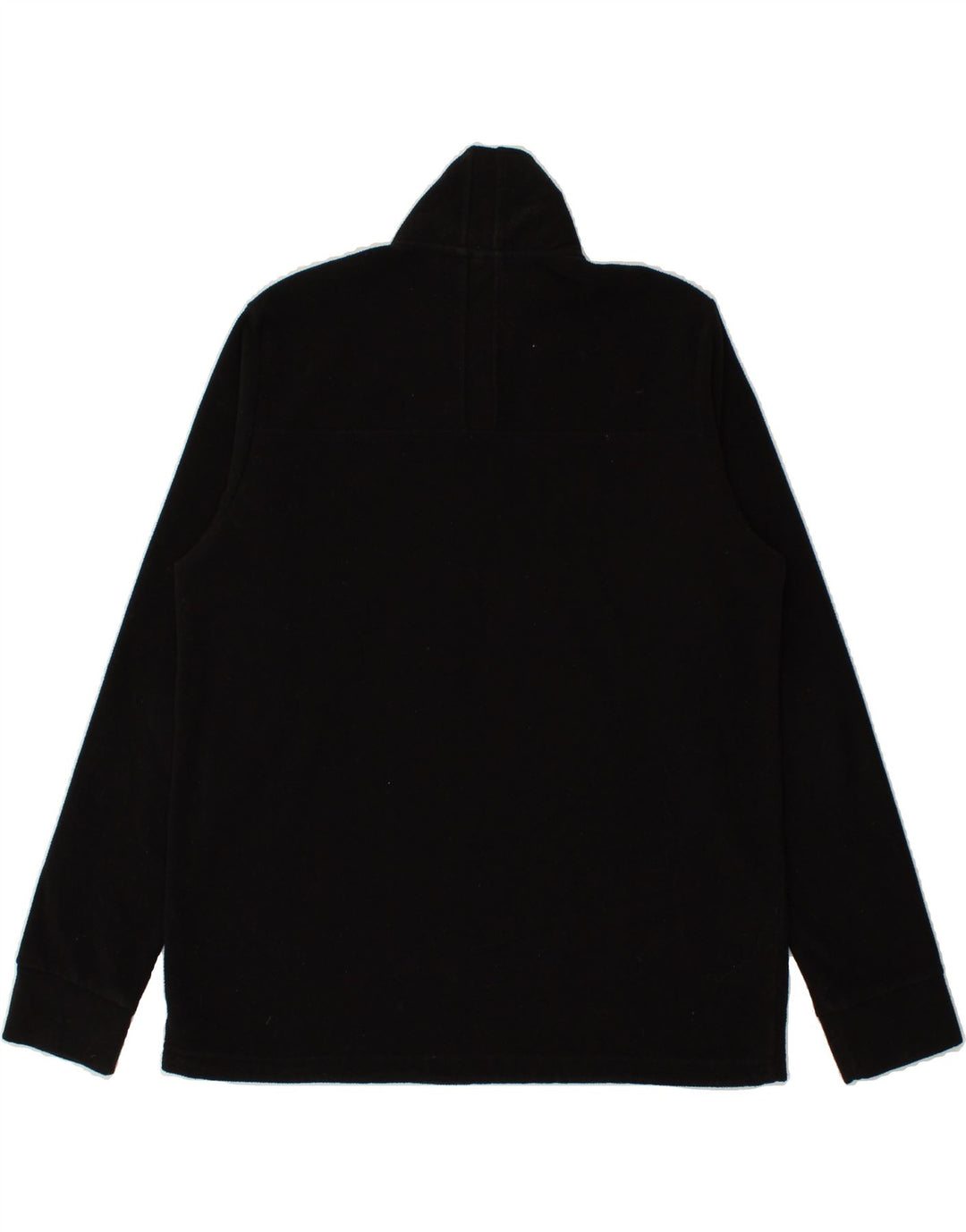 LOTTO Mens Zip Neck Fleece Jumper 2XL Black Vintage Lotto and Second-Hand Lotto from Messina Hembry 