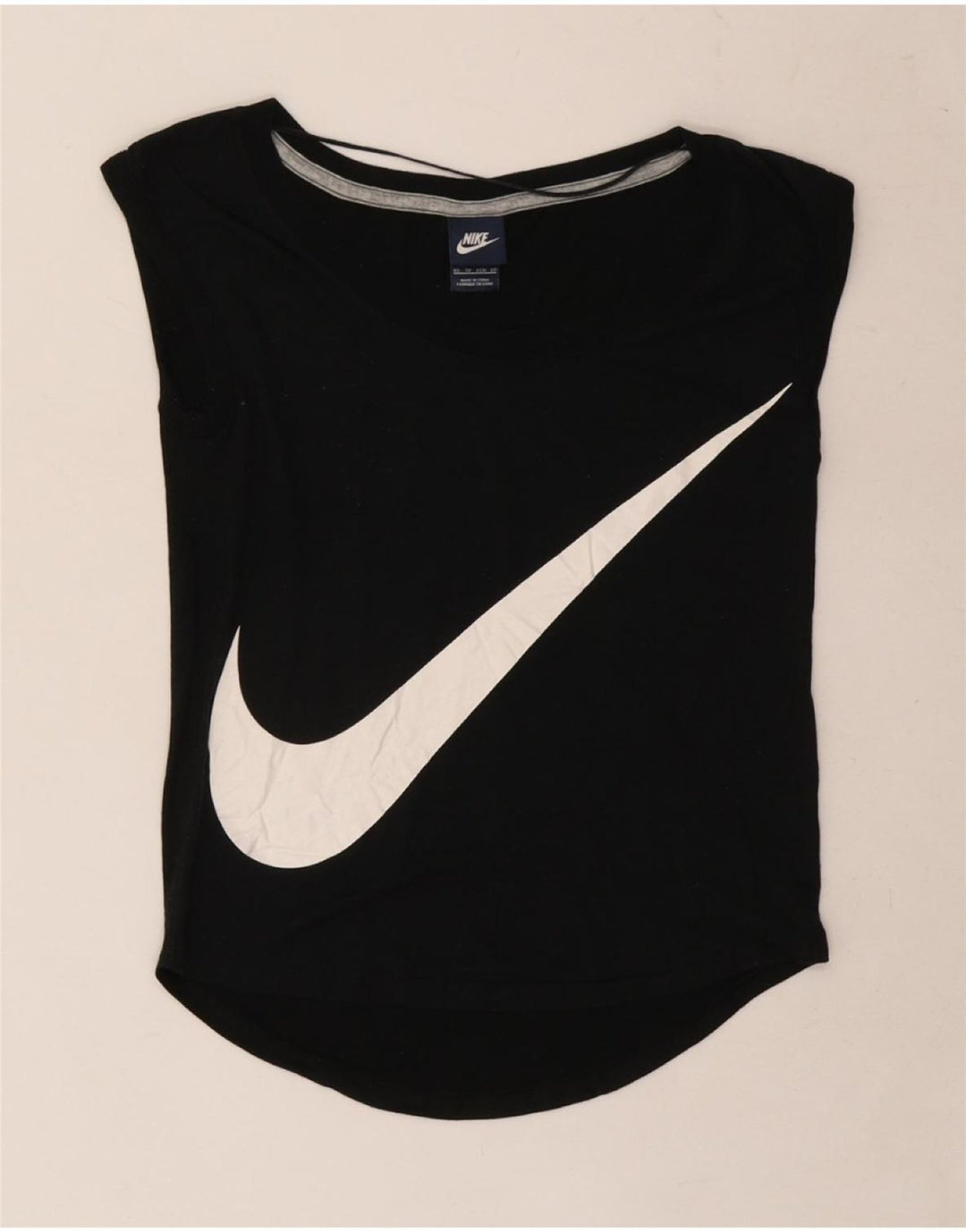 NIKE Camiseta gráfica para mujer UK 6 XS Black