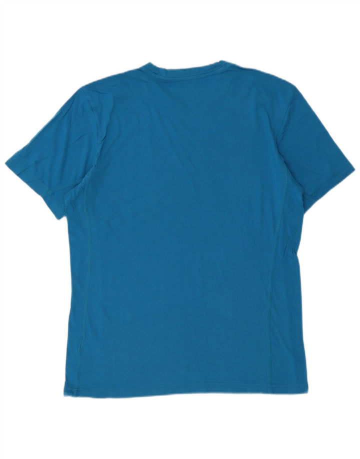 Camiseta Reebok Hombre Graphic Top Algodón Azul Medio