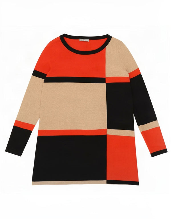 Marks & Spencer - Jersey de cuello redondo para mujer, talla 40, color naranja mediano