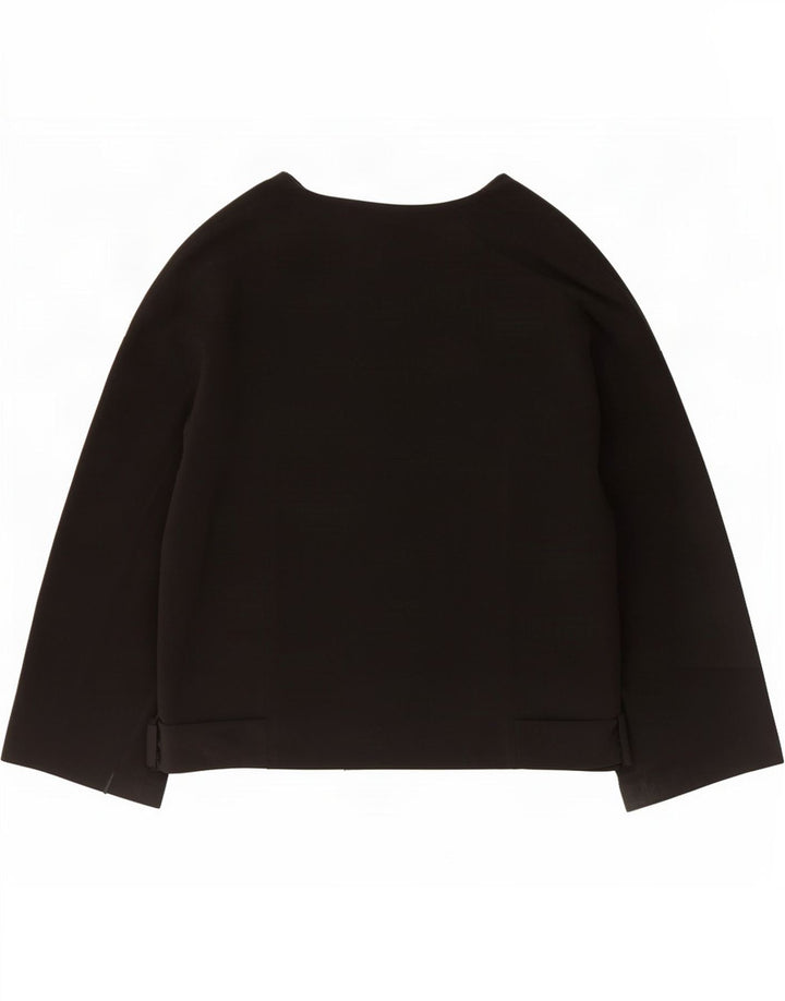 Zara Mujer Blazer Chaqueta Reino Unido 44 Mediano Negro