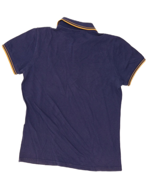 Polo Kappa Hombre Algodón Azul Marino Mediano