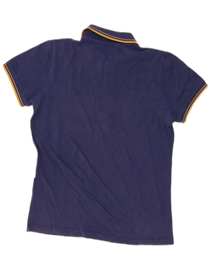 Polo Kappa Hombre Algodón Azul Marino Mediano