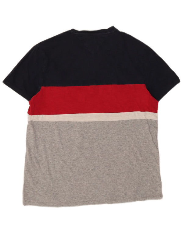 Tommy Hilfiger Camiseta para Hombre Top Small Multicolor Colorblock Algodón