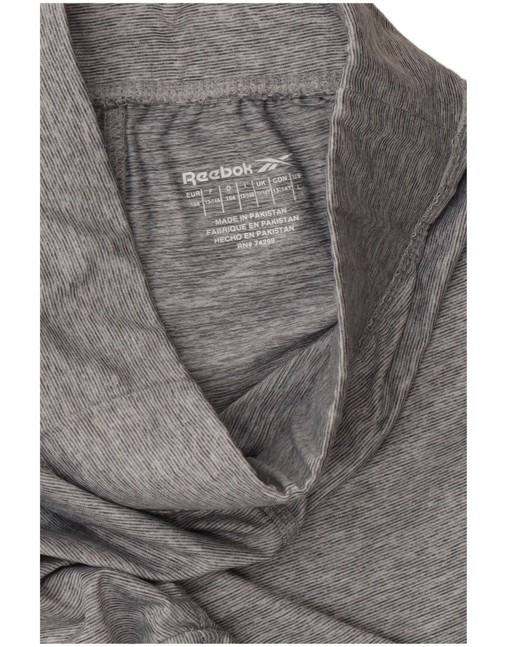 REEBOK Leggings para Niña 13-14 Años Gris Poliéster Color Block