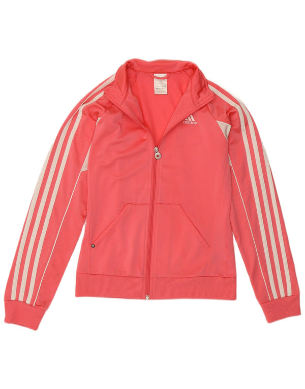 Adidas - Chaqueta de chándal para mujer, talla 10, poliéster rosa pequeño