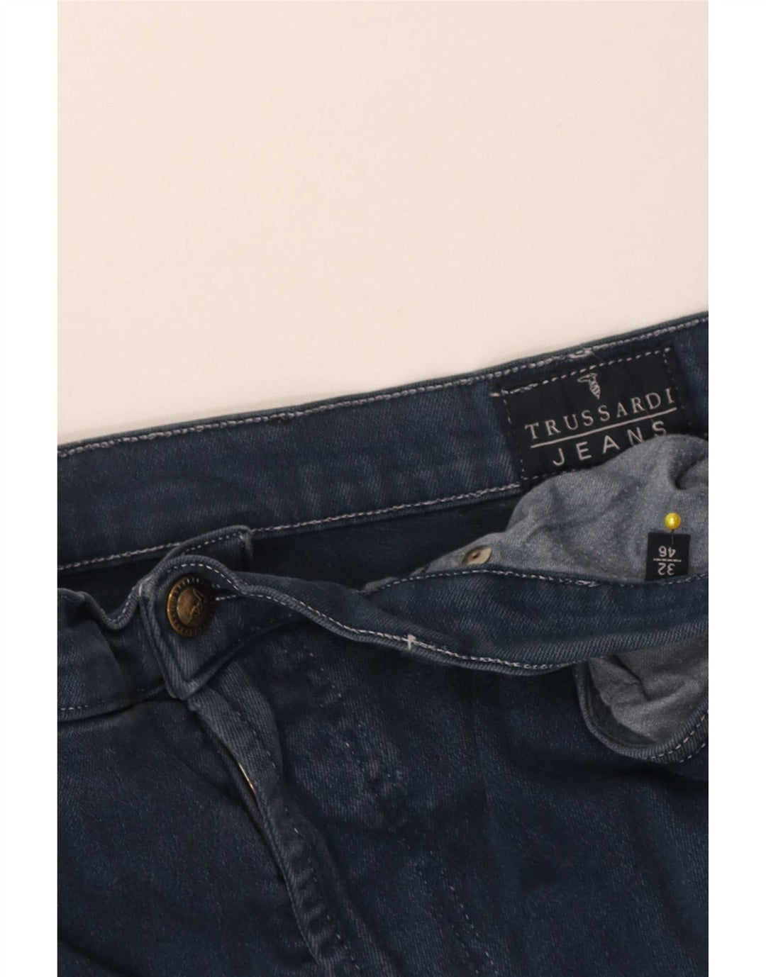 Vaqueros Trussardi Mujer Cónicos IT 46 Large W32 L28 Azul