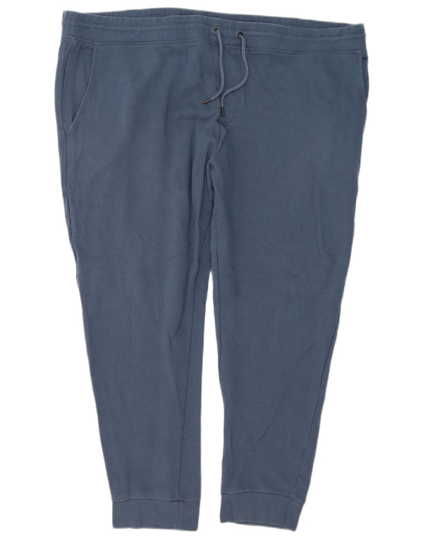 Marks & Spencer - Pantalón de chándal para hombre, talla 4XL, algodón azul