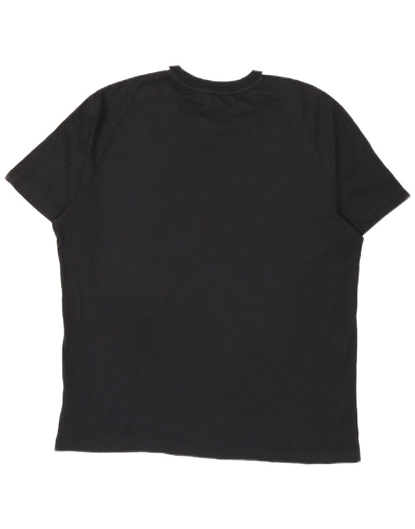 Nike Camiseta gráfica para hombre Top XL Negro Colorblock Algodón